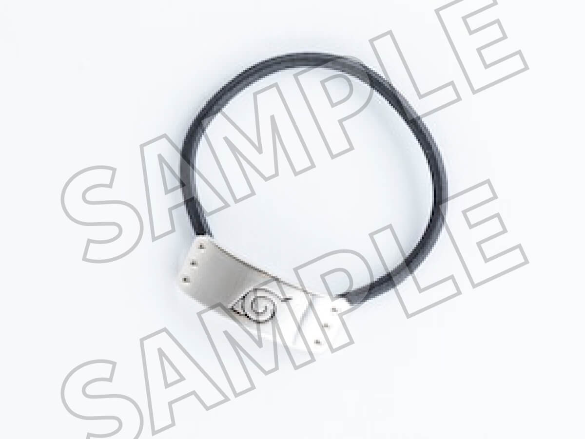 金属ヘアゴム　木の葉隠れ